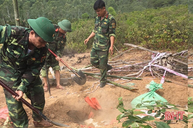 Đào ao trong vườn, “bấp” phải quả bom nặng 230kg ở Hà Tĩnh