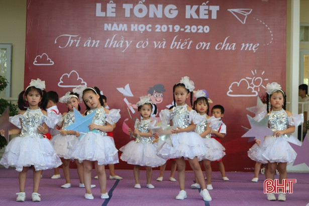 Hơn 400 học sinh mầm non iSchool Hà Tĩnh kết thúc năm học 2019-2020