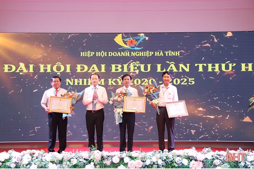 Ông Lê Đức Thắng được bầu giữ chức Chủ tịch Hiệp hội Doanh nghiệp Hà Tĩnh nhiệm kỳ 2020 - 2025