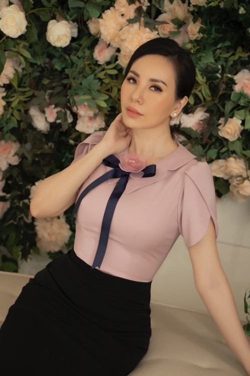 Váy đi tiệc đơn sắc