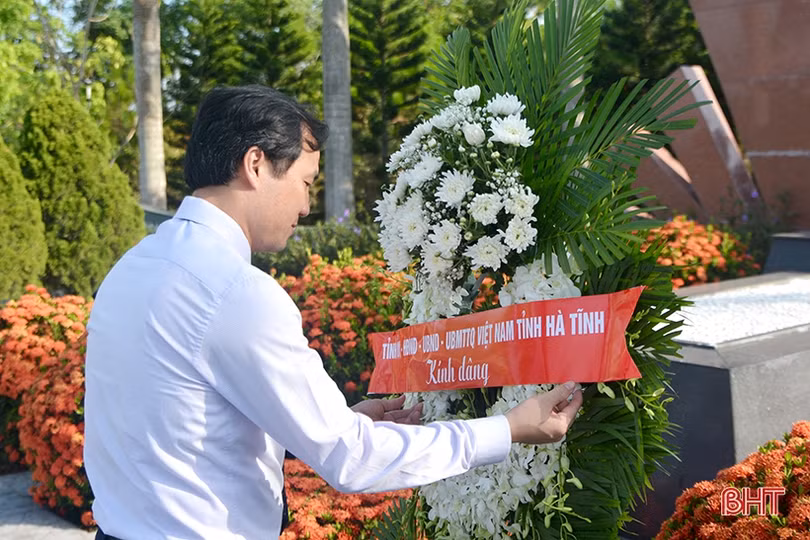 Hà Tĩnh tổ chức nhiều hoạt động tri ân các anh hùng, liệt sỹ