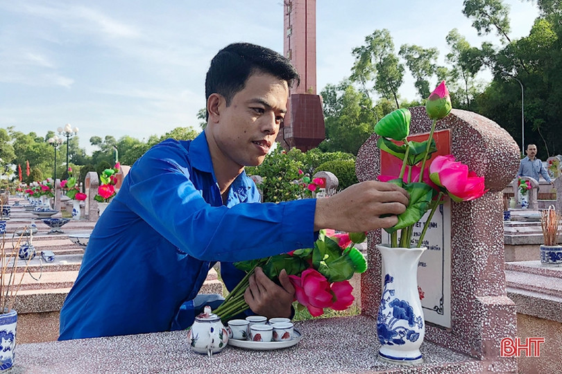 Tuổi trẻ Hà Tĩnh tri ân các anh hùng, liệt sỹ bằng nhiều hoạt động ý nghĩa