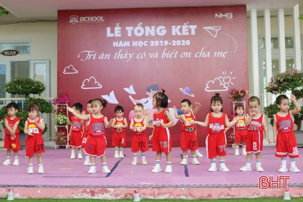 Hơn 400 học sinh mầm non iSchool Hà Tĩnh kết thúc năm học 2019-2020