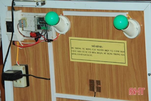 26 sản phẩm tham gia cuộc thi “Sáng tạo thanh thiếu niên, nhi đồng”