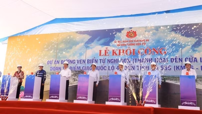 Nghệ An xây đường ven biển nối thông Thanh Hóa - Hà Tĩnh