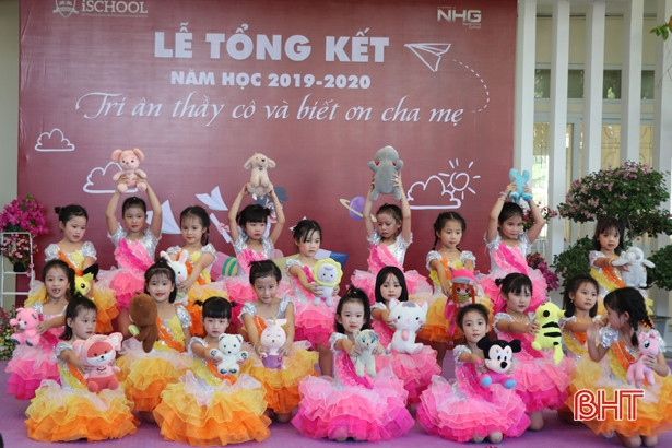 Hơn 400 học sinh mầm non iSchool Hà Tĩnh kết thúc năm học 2019-2020