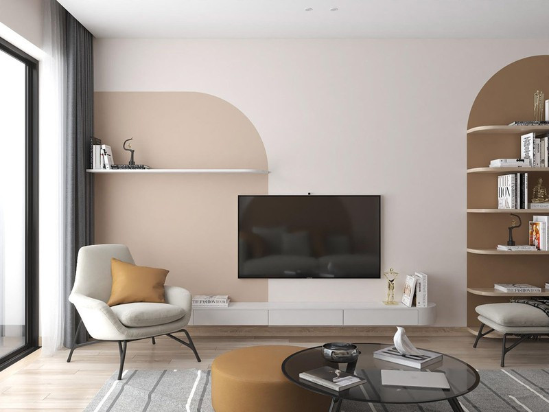 Bất ngờ với những đường cát cong trong căn hộ hiện đại