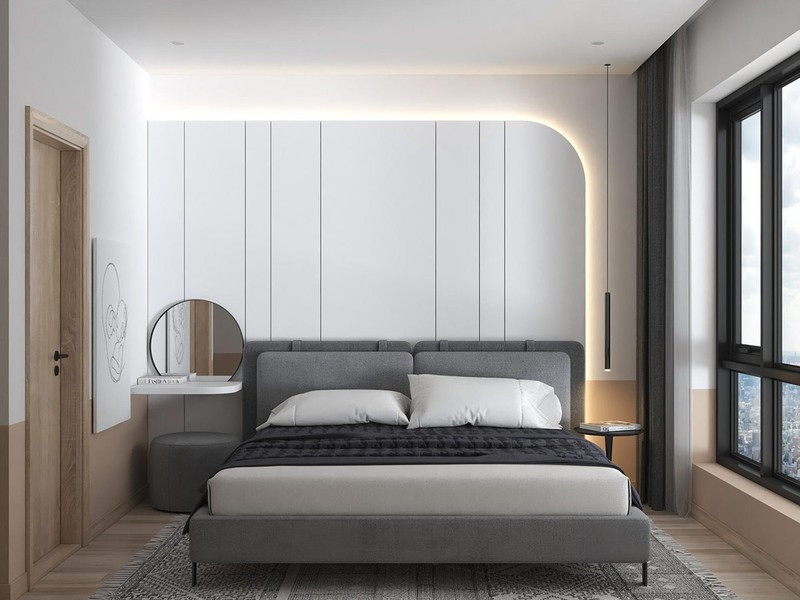 Bất ngờ với những đường cát cong trong căn hộ hiện đại