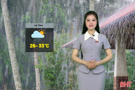 Dự báo thời tiết Hà Tĩnh ngày 16/8: Có nơi mưa to, nhiệt độ thấp nhất 26 độ C