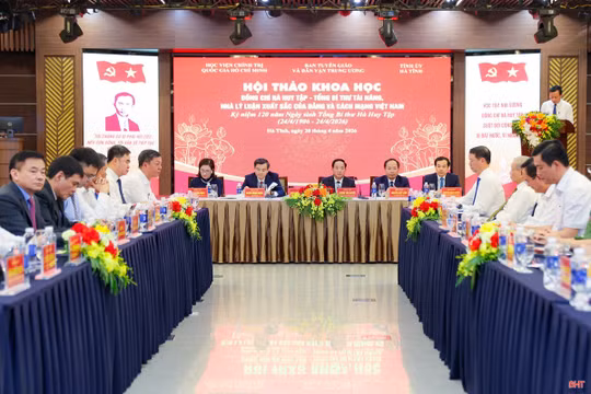 Tôn vinh cống hiến của Tổng Bí thư Hà Huy Tập từ những góc nhìn khoa học sâu sắc