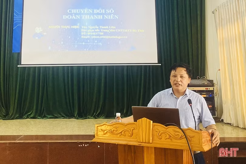 Nâng cao năng lực chuyển đổi số cho đoàn viên thanh niên huyện Thạch Hà