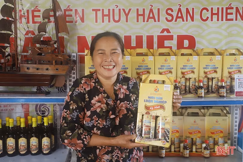 Những sản phẩm OCOP do phụ nữ Hà Tĩnh làm chủ