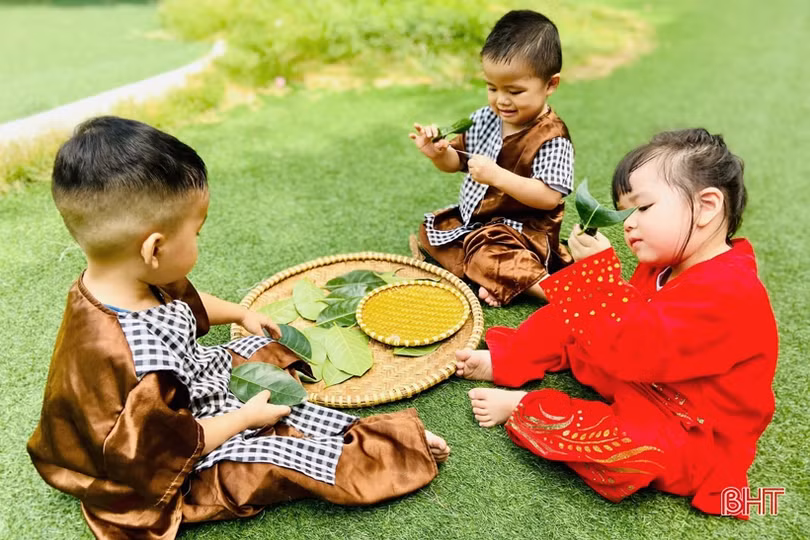 Hấp dẫn các hoạt động ngoại khóa ở Trường Mầm non Trung Kiên