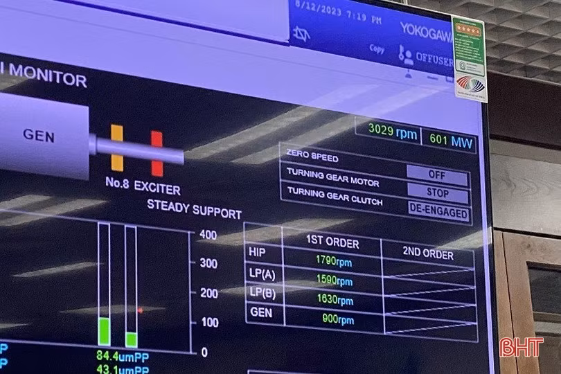 Khắc phục xong sự cố, tổ máy số 1 - Nhiệt điện Vũng Áng 1 hòa lưới điện quốc gia trở lại