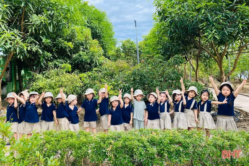 Hấp dẫn các hoạt động ngoại khóa ở Trường Mầm non Trung Kiên