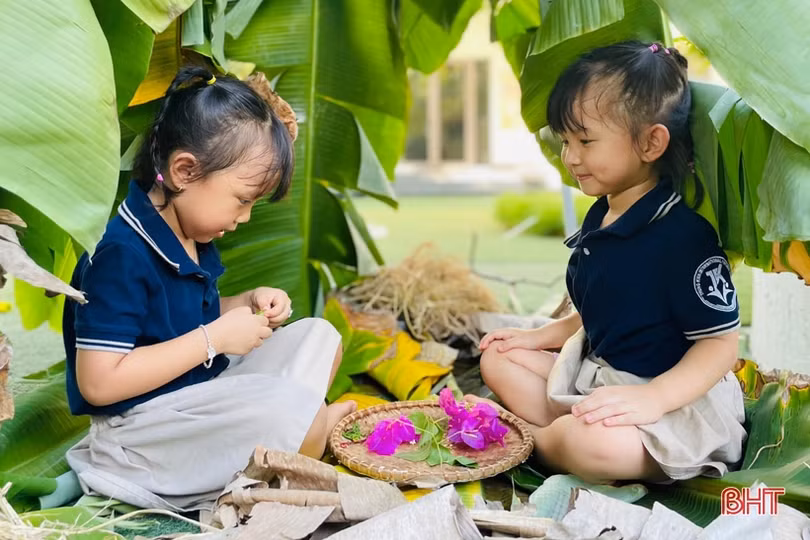 Hấp dẫn các hoạt động ngoại khóa ở Trường Mầm non Trung Kiên