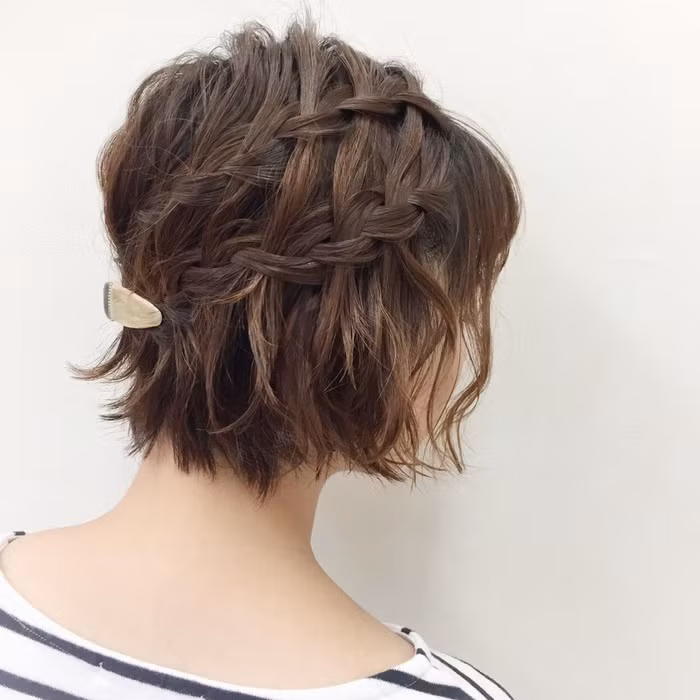 Những kiểu tóc tết đẹp dành cho nàng tóc ngắn khiến chàng ngắm mãi không thôi