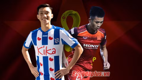 Thầy Park giữ Văn Hậu, gạch tên Hà Minh Tuấn trước trận gặp Thái Lan