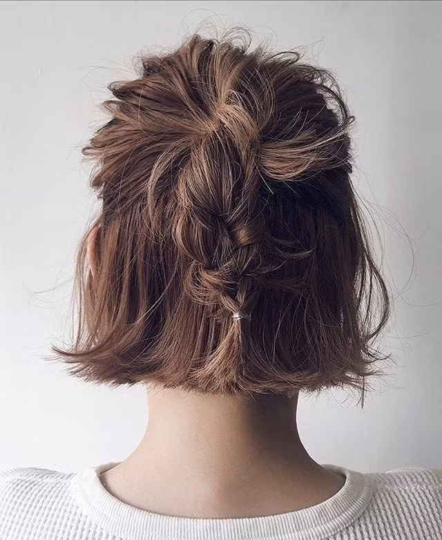 Những kiểu tóc tết đẹp dành cho nàng tóc ngắn khiến chàng ngắm mãi không thôi