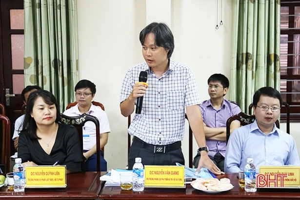 Đoàn liên ngành Trung ương thống nhất cao thành lập thị trấn Lộc Hà, đề nghị hoàn thiện hồ sơ để công nhận