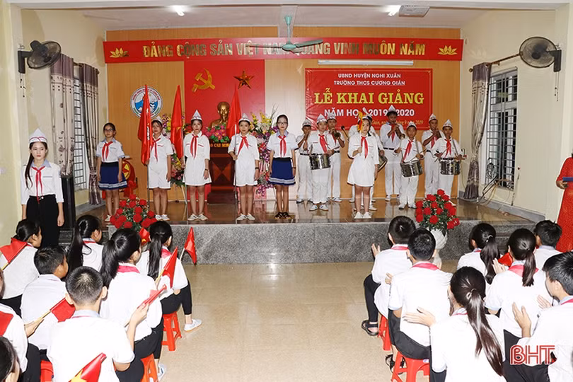 Các trường học ở Hà Tĩnh khai giảng năm học mới 2019 - 2020