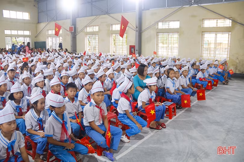 Các trường học ở Hà Tĩnh khai giảng năm học mới 2019 - 2020