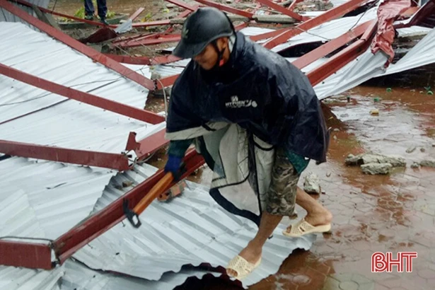 Mưa to, 10 xã huyện miền núi Hương Khê ngập cục bộ, Vũ Quang đề phòng lũ lớn