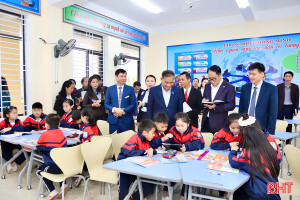 Hà Tĩnh chia sẻ kinh nghiệm triển khai SEA-PLM với ngành giáo dục Lào