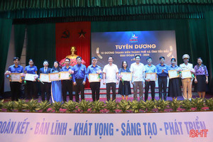 Vinh danh 10 thanh niên TP Hà Tĩnh tiêu biểu giai đoạn 2019-2024