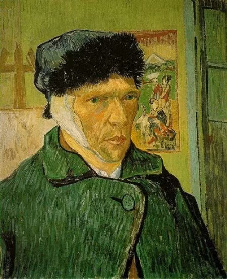 Bức tự họa của Van Gogh sau khi cắt tai