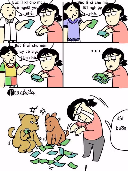 1 001 sac thai kho do khi nhan tien li xi