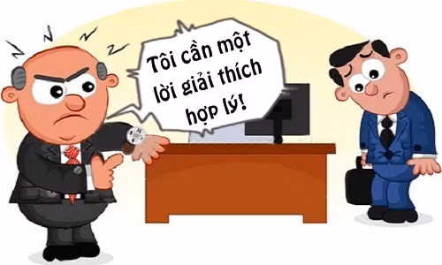 sep dung hinh truoc ly do nhan vien di tre