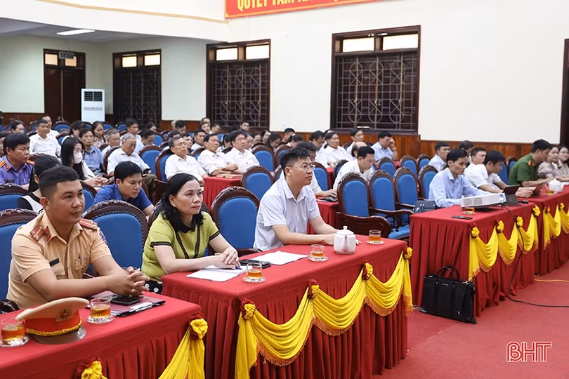 Tập huấn ATGT cho cán bộ cơ sở thị xã Kỳ Anh