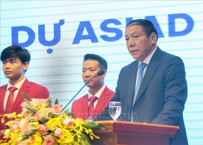 Lễ xuất quân đoàn Thể thao Việt Nam tham dự ASIAD 19