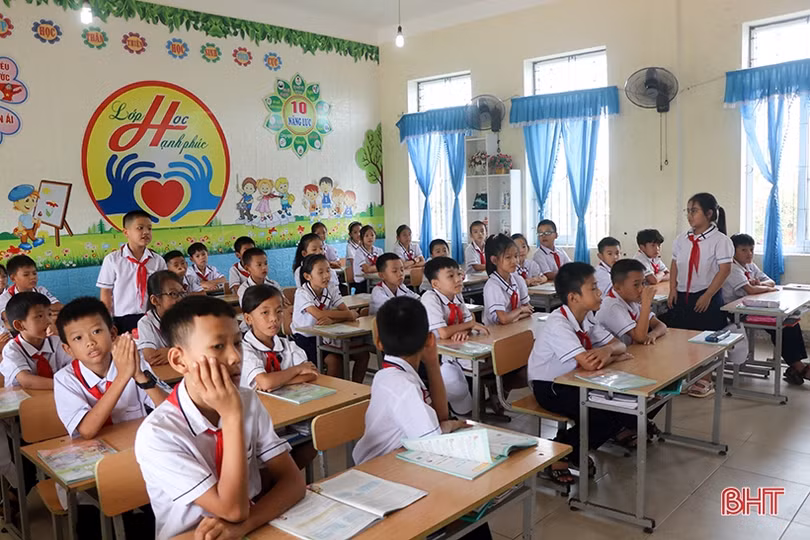 Các trường học ở Hà Tĩnh bắt nhịp tốt với chương trình sách giáo khoa mới