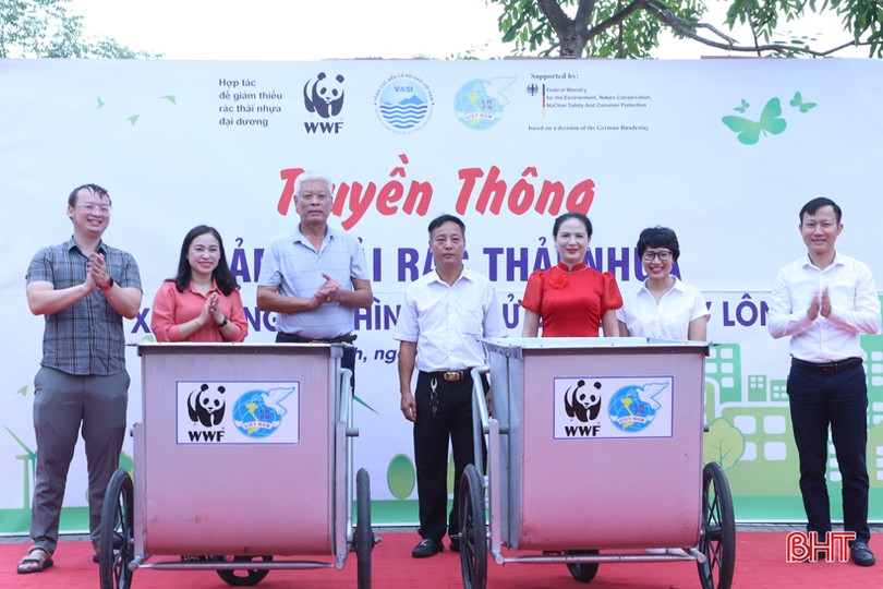 Phụ nữ TP Hà Tĩnh hưởng ứng giảm thiểu rác thải nhựa