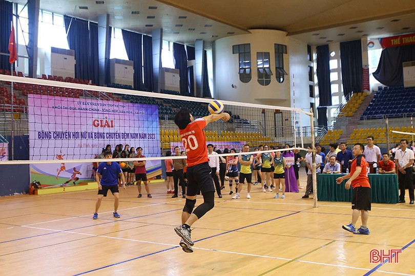 Khai mạc giải bóng chuyền khối Hành chính - Tổng hợp, Văn hóa - Xã hội