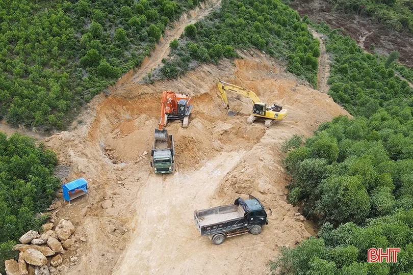 Khó khăn trong vật liệu thi công cao tốc Bắc – Nam ở Hà Tĩnh cơ bản được tháo gỡ