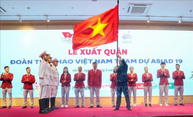 Lễ xuất quân đoàn Thể thao Việt Nam tham dự ASIAD 19