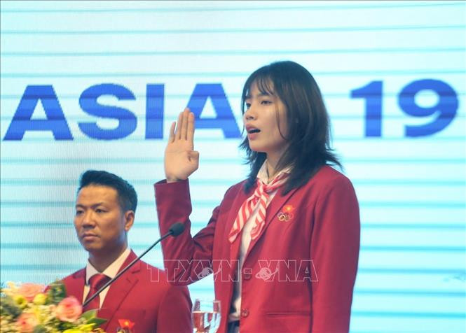 Lễ xuất quân đoàn Thể thao Việt Nam tham dự ASIAD 19