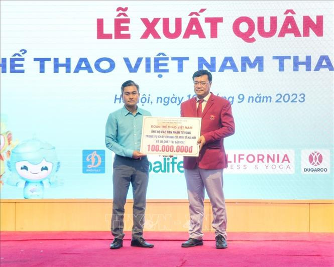 Lễ xuất quân đoàn Thể thao Việt Nam tham dự ASIAD 19