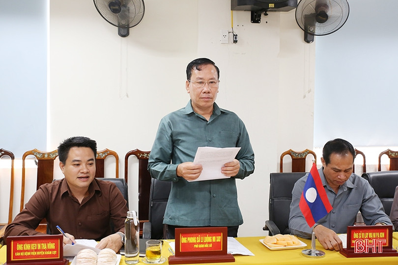 Trao đổi kinh nghiệm, hợp tác y tế biên giới giữa Hà Tĩnh và Bolikhămxay