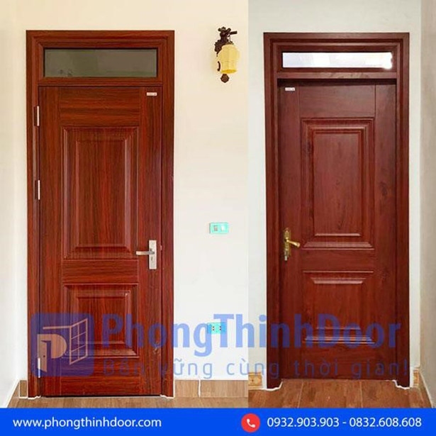 Phong Thịnh Door cung cấp cửa đi thép vân gỗ tại TPHCM