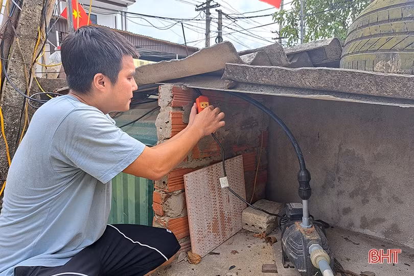 Giếng làng trơ đáy, 22 hộ dân xã ven sông Lam ở Hà Tĩnh thiếu nước sinh hoạt