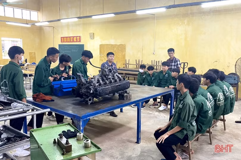 Học sinh Hà Tĩnh chọn trường nghề với niềm tin nhiều cơ hội việc làm
