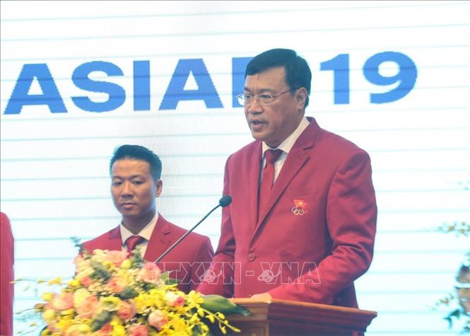Lễ xuất quân đoàn Thể thao Việt Nam tham dự ASIAD 19