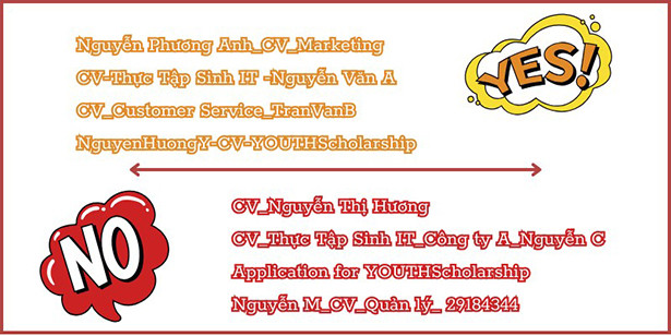 Đặt tên file CV xin việc - Job3s gợi ý hấp dẫn nhà tuyển dụng ảnh 1 Đặt tên file CV xin việc - Job3s gợi ý hấp dẫn nhà tuyển dụng