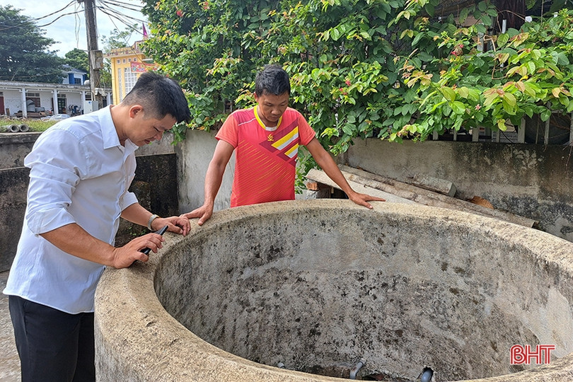 Giếng làng trơ đáy, 22 hộ dân xã ven sông Lam ở Hà Tĩnh thiếu nước sinh hoạt