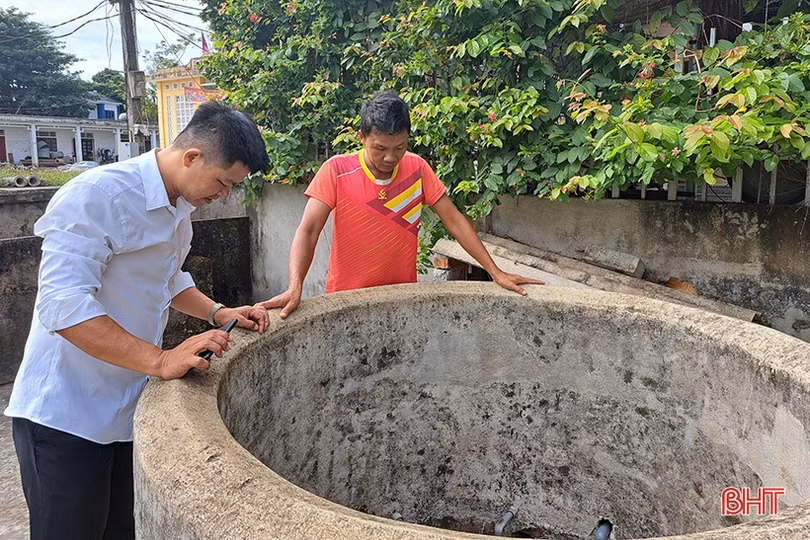 Giếng làng trơ đáy, 22 hộ dân xã ven sông Lam ở Hà Tĩnh thiếu nước sinh hoạt