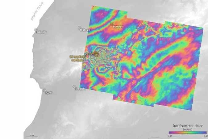 Động đất ở Marocco khiến mặt đất xê dịch 15 cm